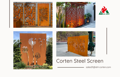 Corten Steel Screen